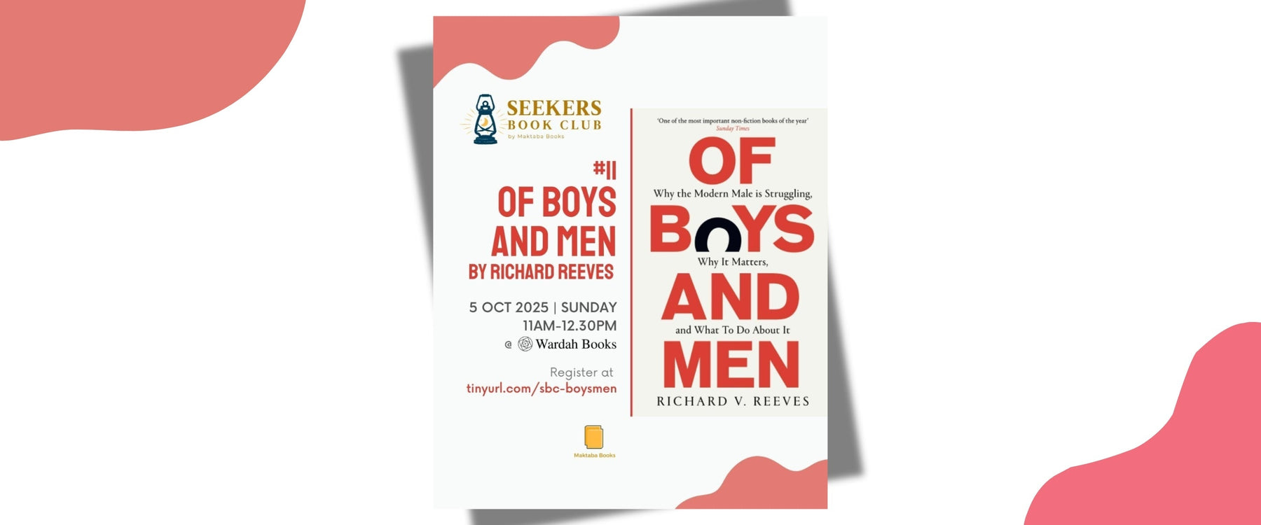 Seekers Book Club: Of Boys and Men