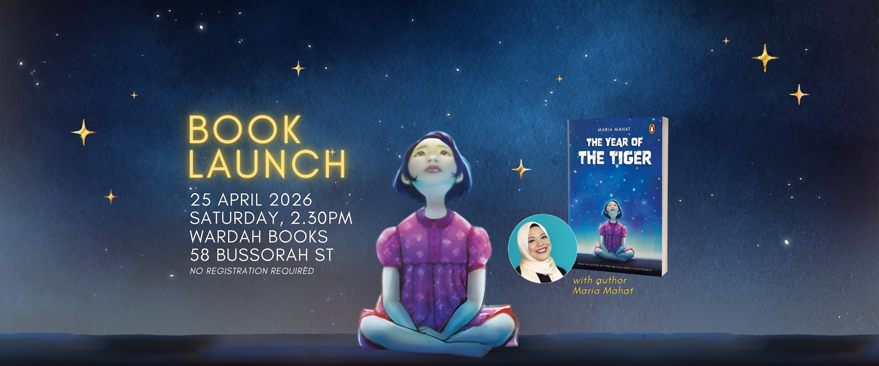Author Session: Maria Mahat (The Year of the Tiger)