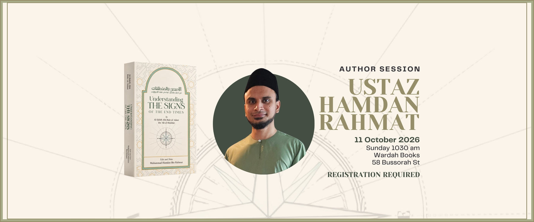 Author Session: Ustaz Hamdan Rahmat (Understanding the Signs of the End Times)