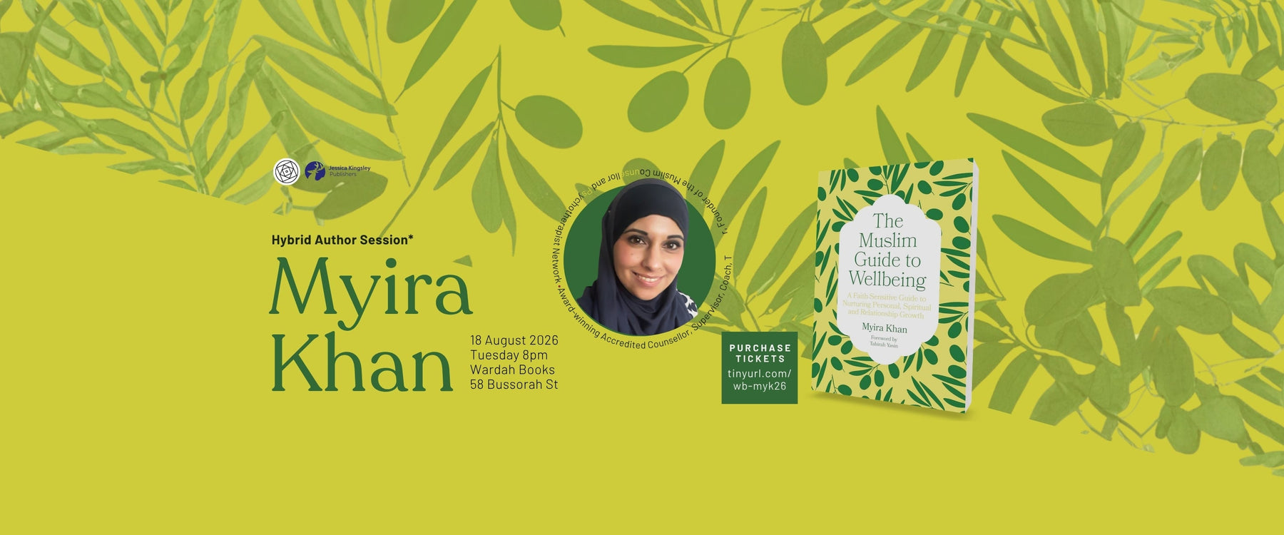 Hybrid Author Session: Myira Khan (The Muslim Guide to Wellbeing)