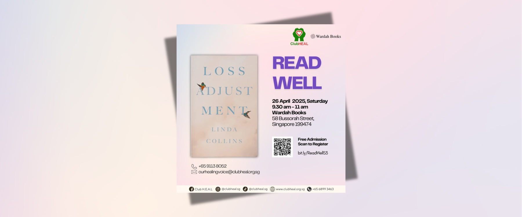 Read Well Book Club: Loss Adjustment