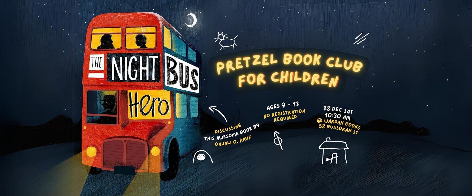 Pretzel Book Club: The Night Bus Hero