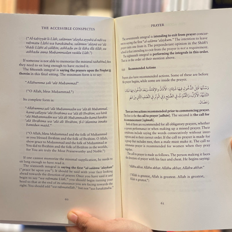 The Accessible Conspectus