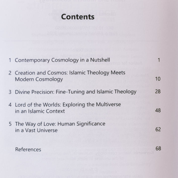 Islam and Modern Cosmology