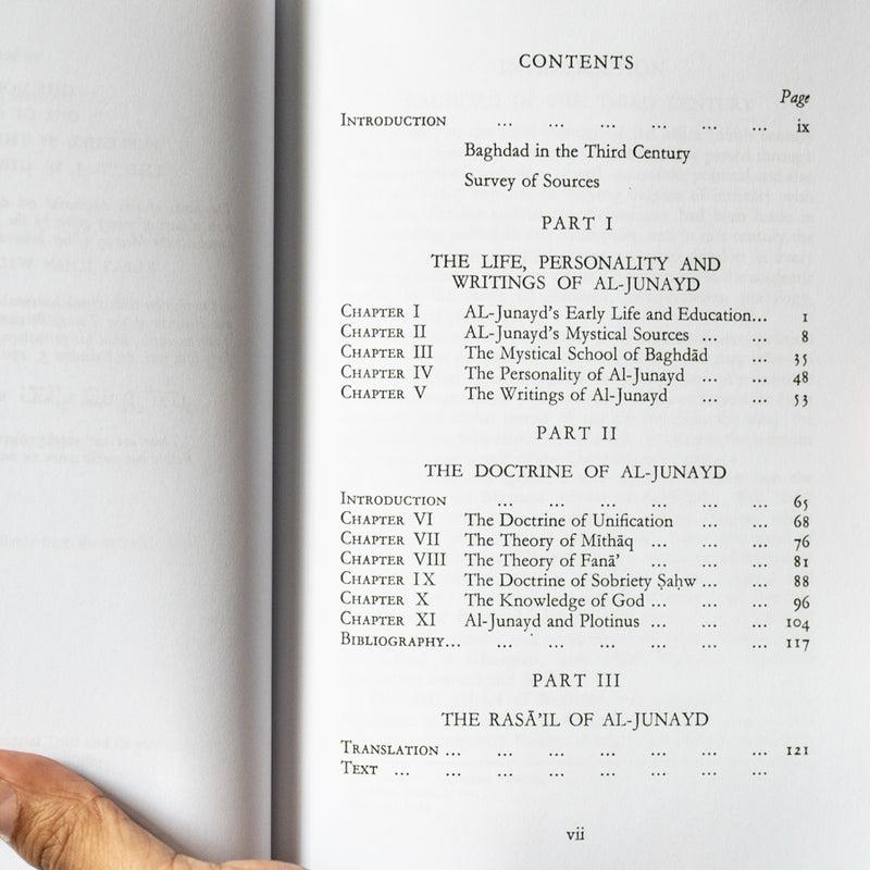 The Life, Personality and Writings of Al-Junayd