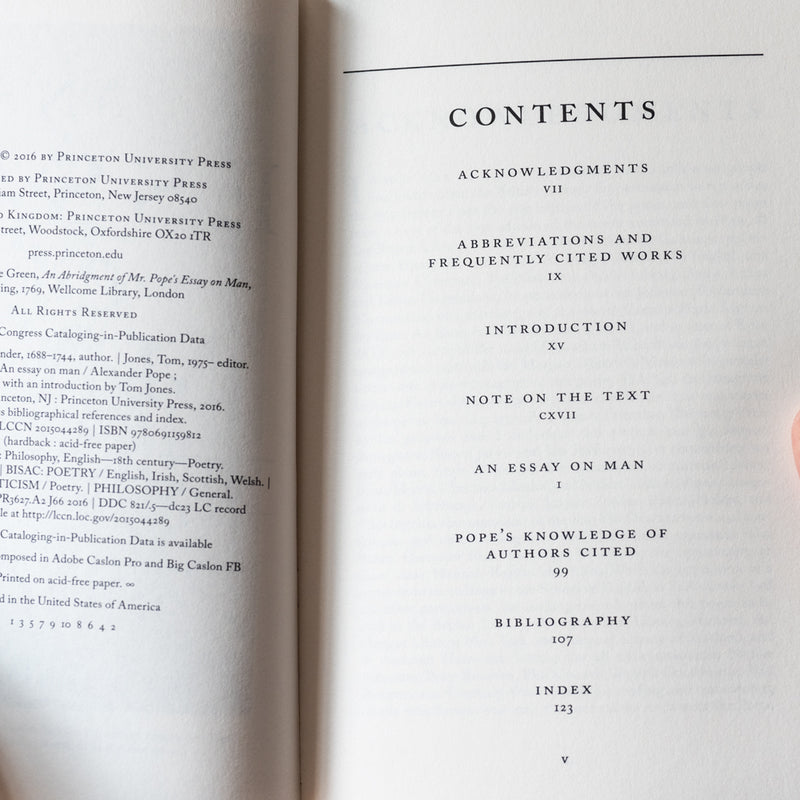 An Essay on Man