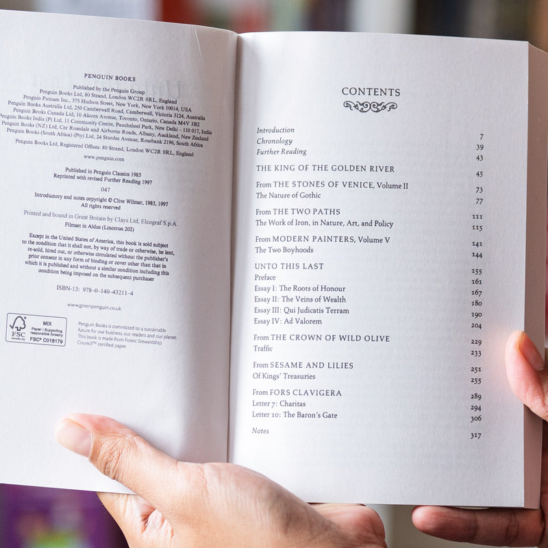 Unto This Last and Other Writings