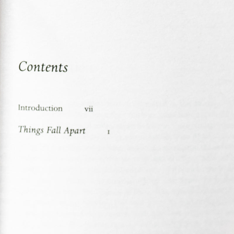 Things Fall Apart