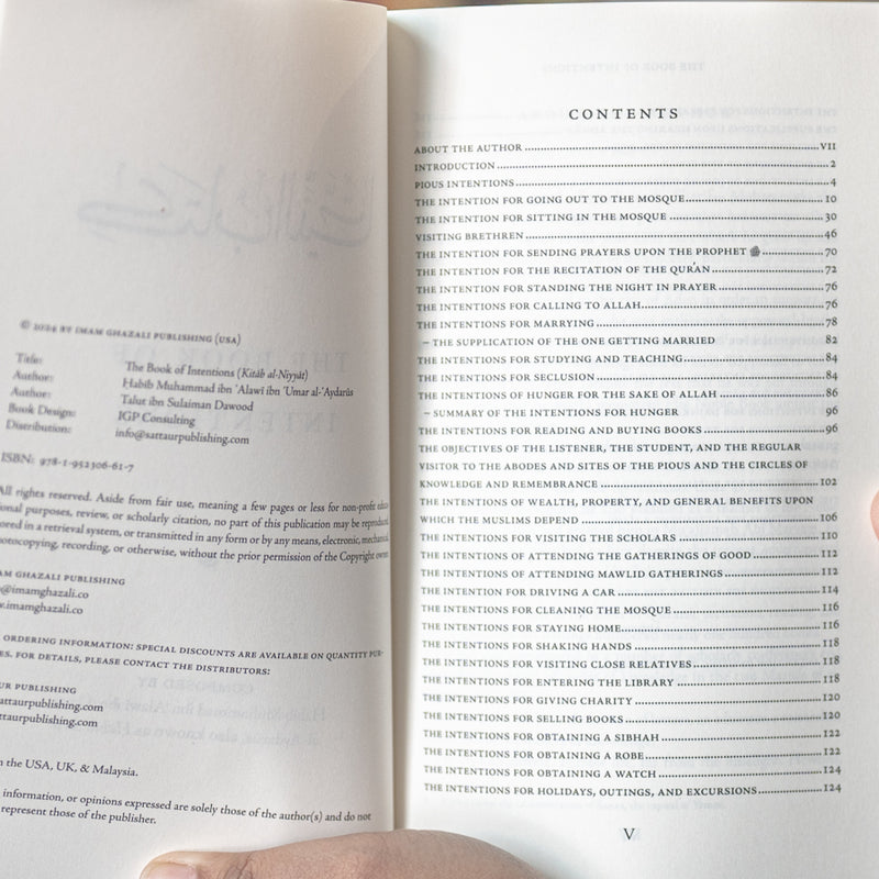 The Book of Intentions