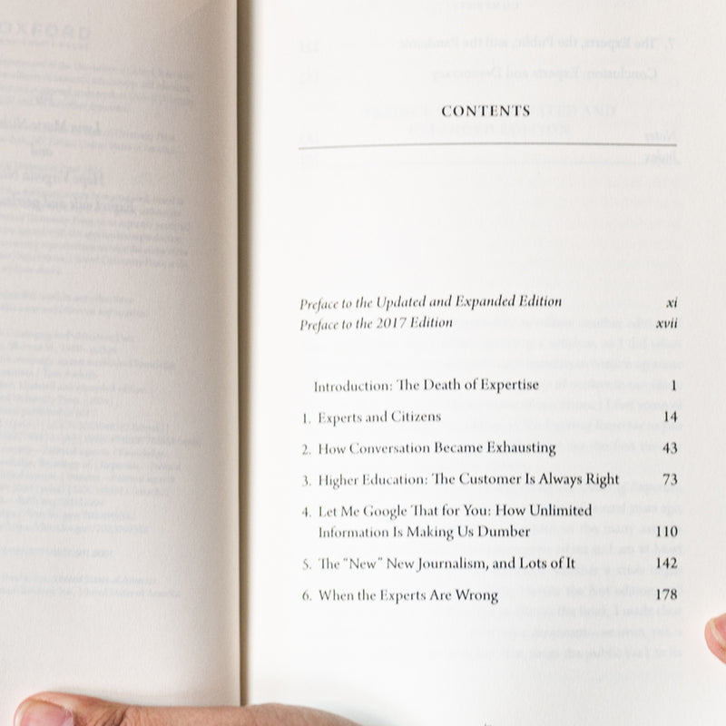 The Death of Expertise: The Campaign against Established Knowledge and Why it Matters