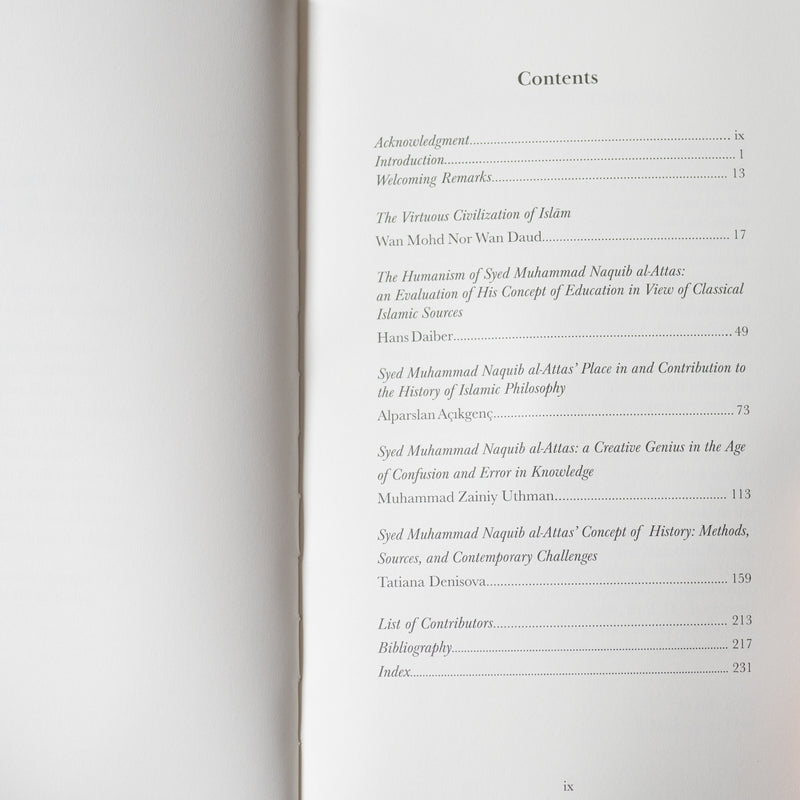 Syed Muhammad Naquib Al-Attas: His Philosophical System and Conceptions of Humanity, History and Civilizations
