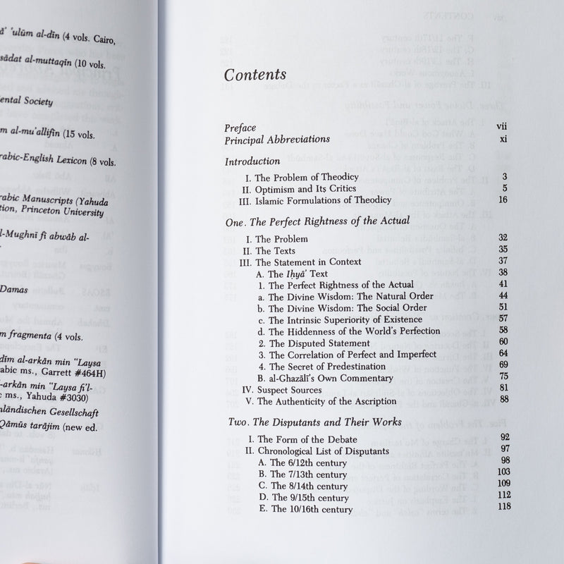 Theodicy in Islamic Thought: The Dispute Over Al-Ghazali's Best of All Possible Worlds