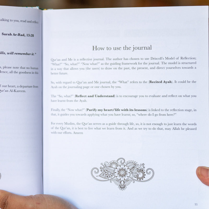 Quran and Me: A Journal of Deep Thinking and Reflection