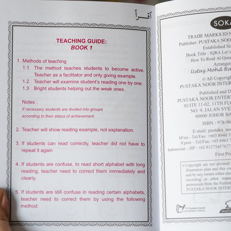 Iqra: Learn How to Read al-Quran (6 Books in 1)