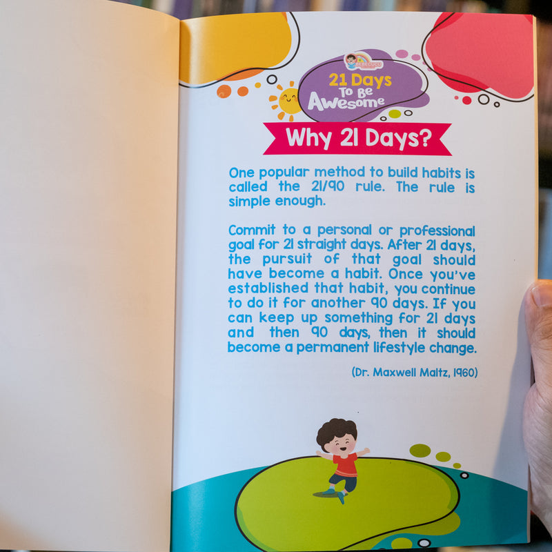 21 Days to be Awesome Sticker Book