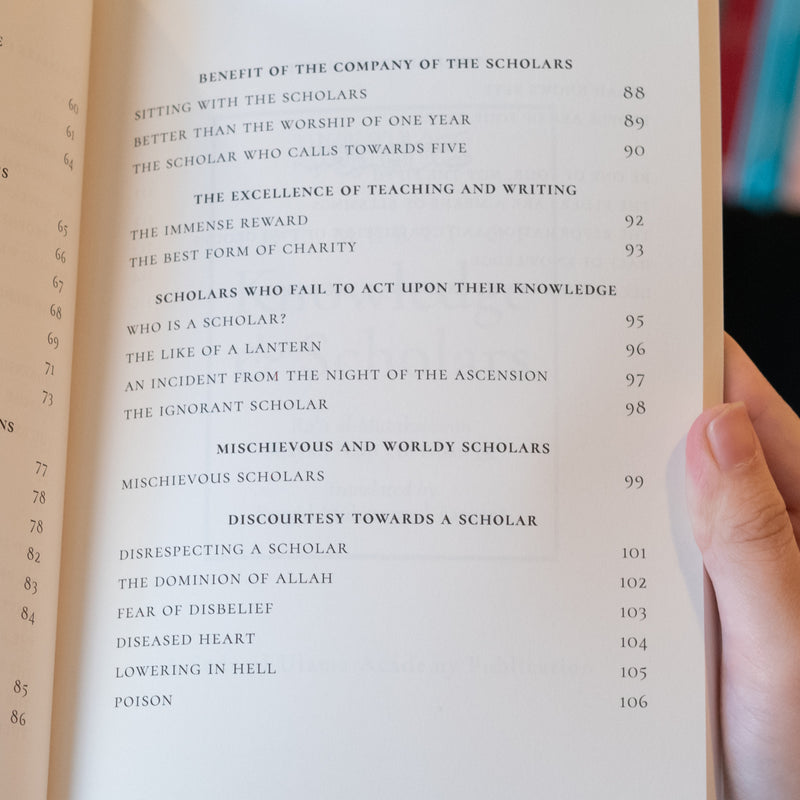The Merit of Knowledge and Scholars