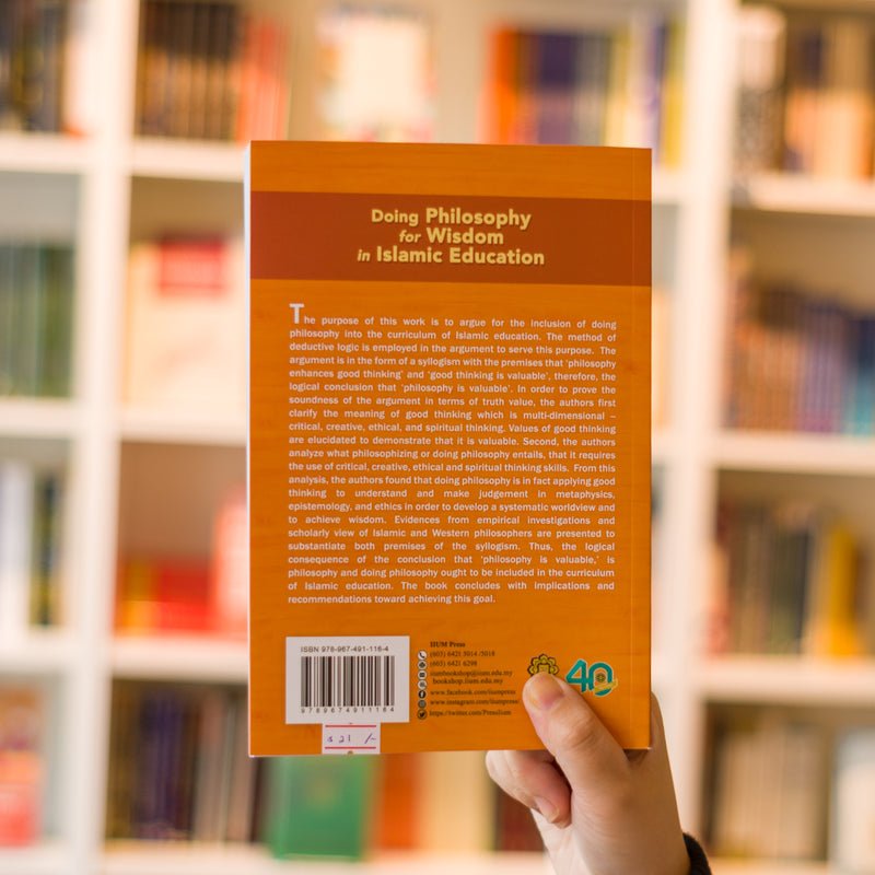 Doing Philosophy for Wisdom in Islamic Education